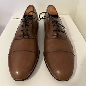 Salvatore Ferragamo Brown Leather Oxford Men’s Dress Shoe - Size 13 D